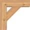 Ekena Millwork Traditional Block Smooth Bracket w/ Offset Brace, Western Red Cedar, 5 1/2"W x 16"D x 16"H BKT0604X16X16TRA05SWR - alternate 2